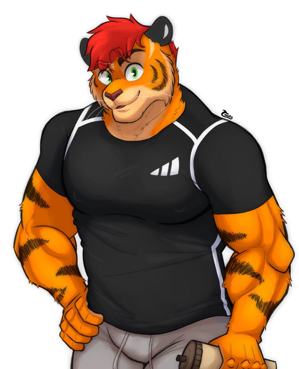 i just want a big muscular tiger bf is that too much to ask for
