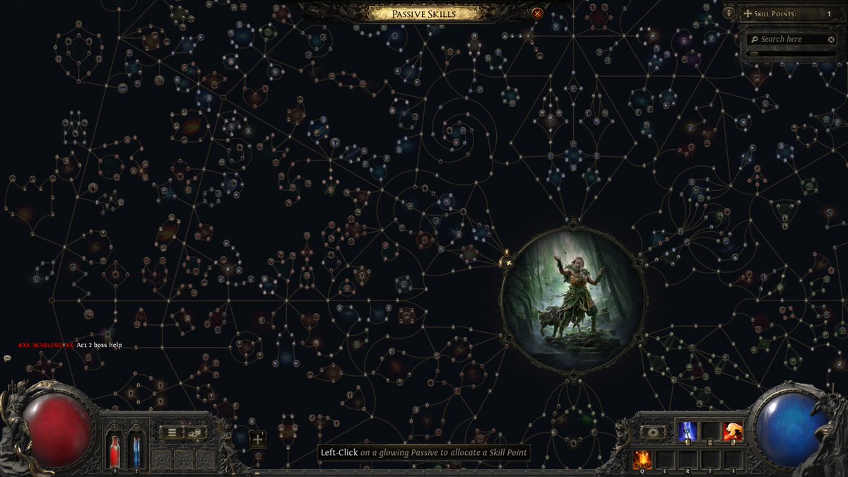 mhgames_'s tweet photo. A short break from #Cyberpunk2077, as #PathOfExile2 has a free weekend! Druid seems fun, and the passive skill tree is as massive as ever. 😀 https://t.co/UJBTMTrxh3