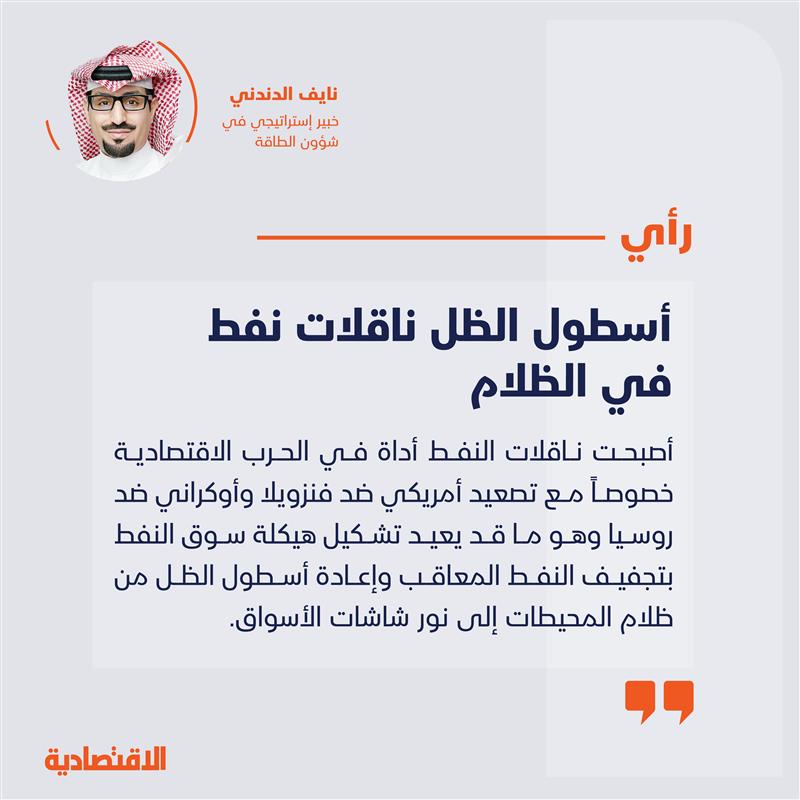 أسطول الظل ناقلات نفط في الظلام 