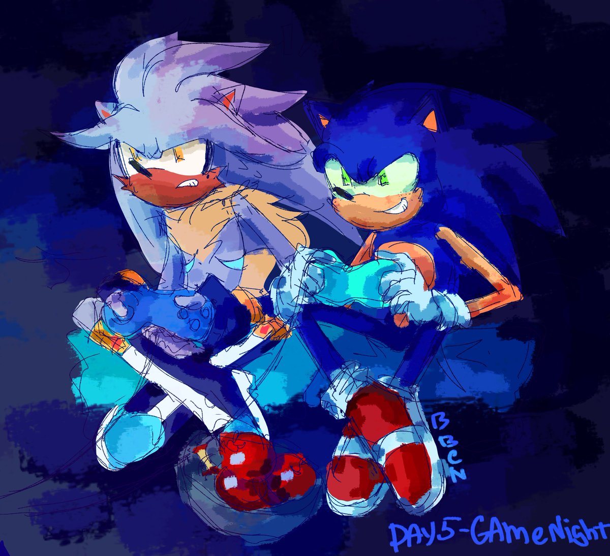 _B0MB_CHAN_'s tweet image. #sonilverweek day 5 and 6
#sonilver #sonic