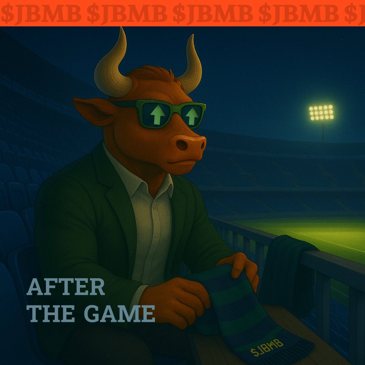 🏟️ GN. Empty seats, full conviction. $JBMB