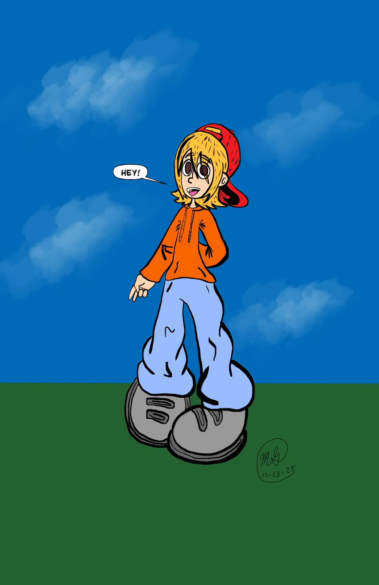 mary_goglia's tweet photo. Hereβs a drawing of my #originalcharacter from my @LetsGoNowComic, Lucas!
#IndieComicsCommunity #ComicWritersCommunity #ComicArtistSupport #CreatorsSupportingCreators #ComicArtDaily #SequentialArt #MakeComics #DrawingComics #ComicArtProcess #StoryboardArt #DigitalArtCommunity https://t.co/27YOrCCata