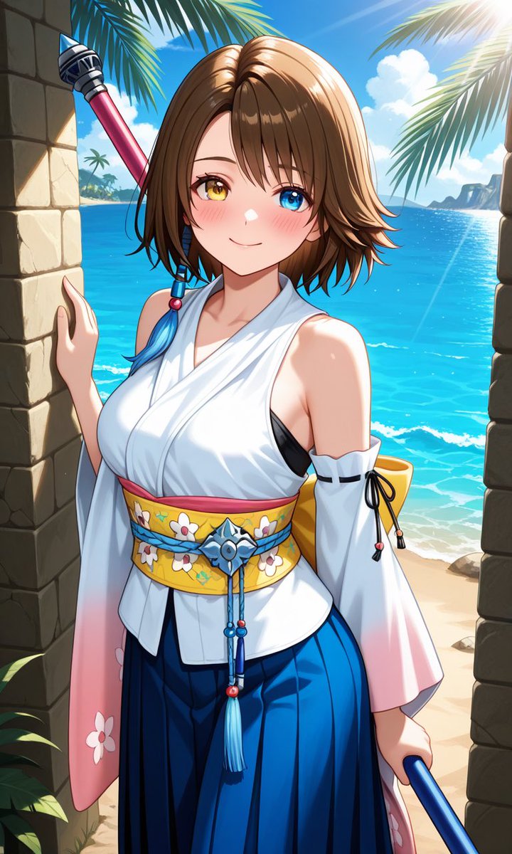 ユウナ　オーダー　手描きイラスト Post by 蕭@AIイラスト on X: ユウナ #FFX