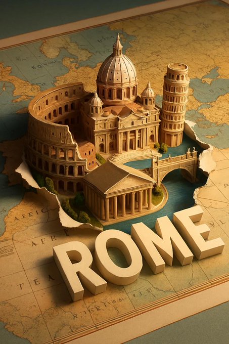 Create 3D model of your favorite city showcasing the iconic landmark's using Gemini Nano Banana Pro 