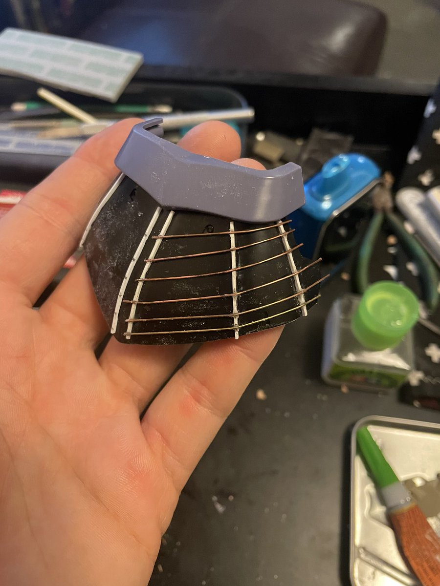 Gundumb_Guy's tweet image. I’ve took a break from my AFV builds to do some work on my MG Rick Dom___🐌

Processing is slow but I’m beginning to get a better picture of how I want it to look. What do you think?🤔 

#gundam #scalemodel #plamo #プラモ #ガンダム