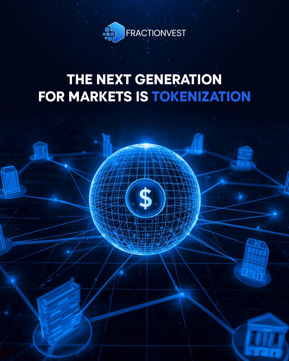 fractionvest_io's tweet photo. BlackRock’s Larry Fink said “the next generation for markets is tokenization.”

Today, $11T+ of RWAs could move on-chain over the next decade (BCG).

At Fractionvest, we’re building for that future, starting with real income-producing assets you can own fractionally using USDC.

Join the waitlist: https://t.co/saOJh0jr3l

#Fractionvest #Tokenization #RWA #Web3 #Blockchain #Investing