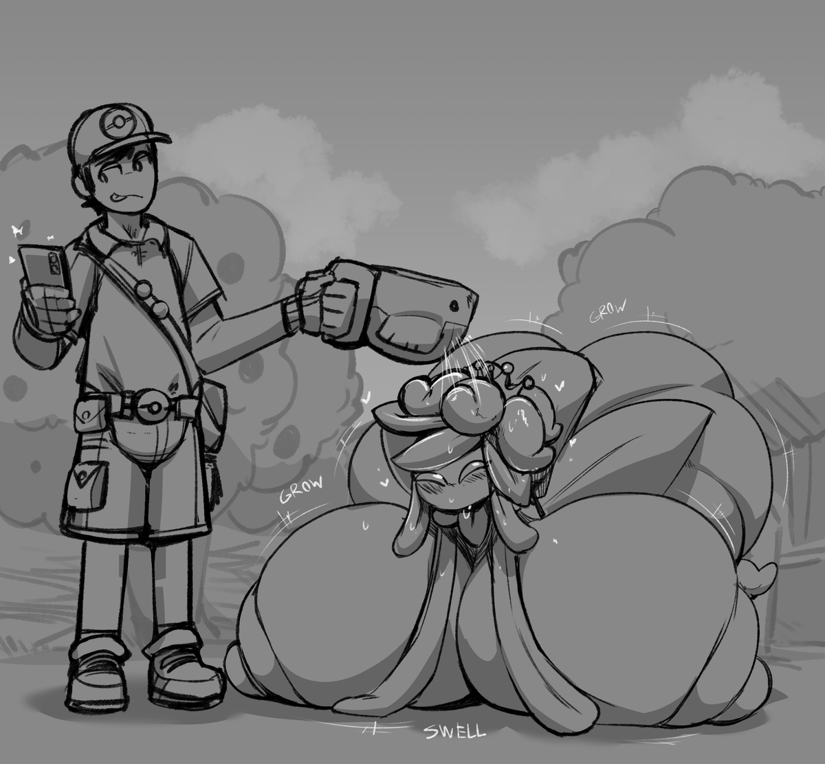 BeePunz's tweet photo. Pay attention to how much water you give your plants! A bit too much can lead to overgrowth!

(Last poke'rus lilligant, for now!) https://t.co/JAvkTUQfnD