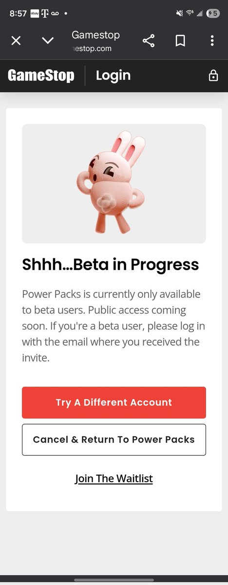DaSupermanDon's tweet photo. @powerpacks wtf!? Ive been buying packs since launch and now I cannot access my collection or login !?!?!..... hello ??? #gamestop #powerpacks https://t.co/kgc8kslM1N