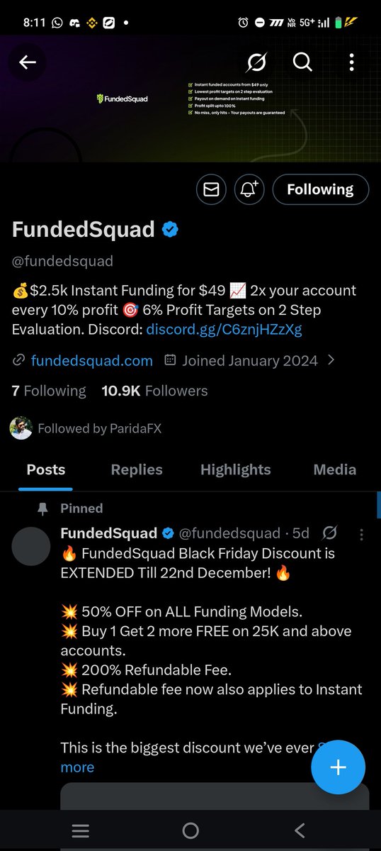 kamble_sumit15's tweet photo. @cryptoparida @fundedsquad @ajwadthefalcon Done all  parida bhai 5th wala ss beth ni rha ab ider .dedo ek ac . https://t.co/wqVdjZynmR