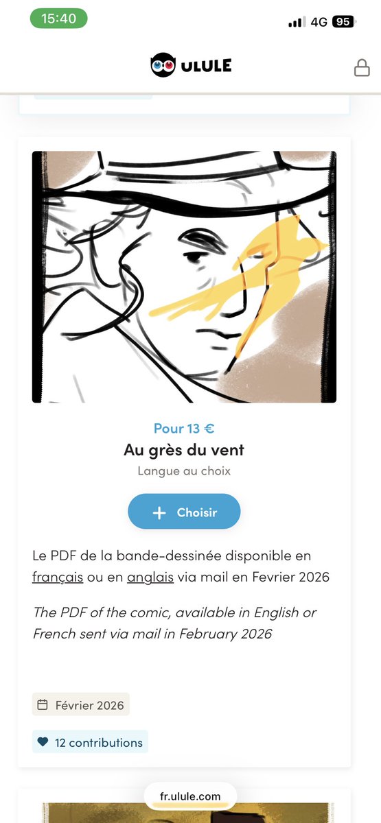 there is an on-going crowdfunding project for the butch4butch comic "butch en cavale" ending in a little over 30 hours!

the digital version is also available in english 

🔗 fr.ulule.com/damekoe/