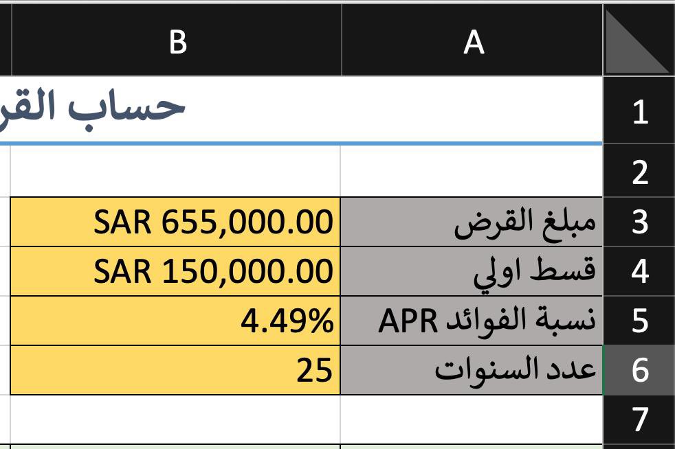 خلونا اليوم نتكلم عن كيف ممكن تحسب القسط الشهري للقروض

تحتاج المعلومات هذه بالصورة

وش الطريقة او الدالة الي بالاكسل نقدر نستخدمها لحساب القسط؟

بنزل الاجابة بكرة مع شرح لها 👏

#Excel