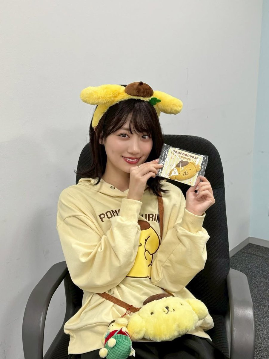 美月ちゃんインスタ更新ありがとう 全身ポムポムプリンで可愛すぎるね