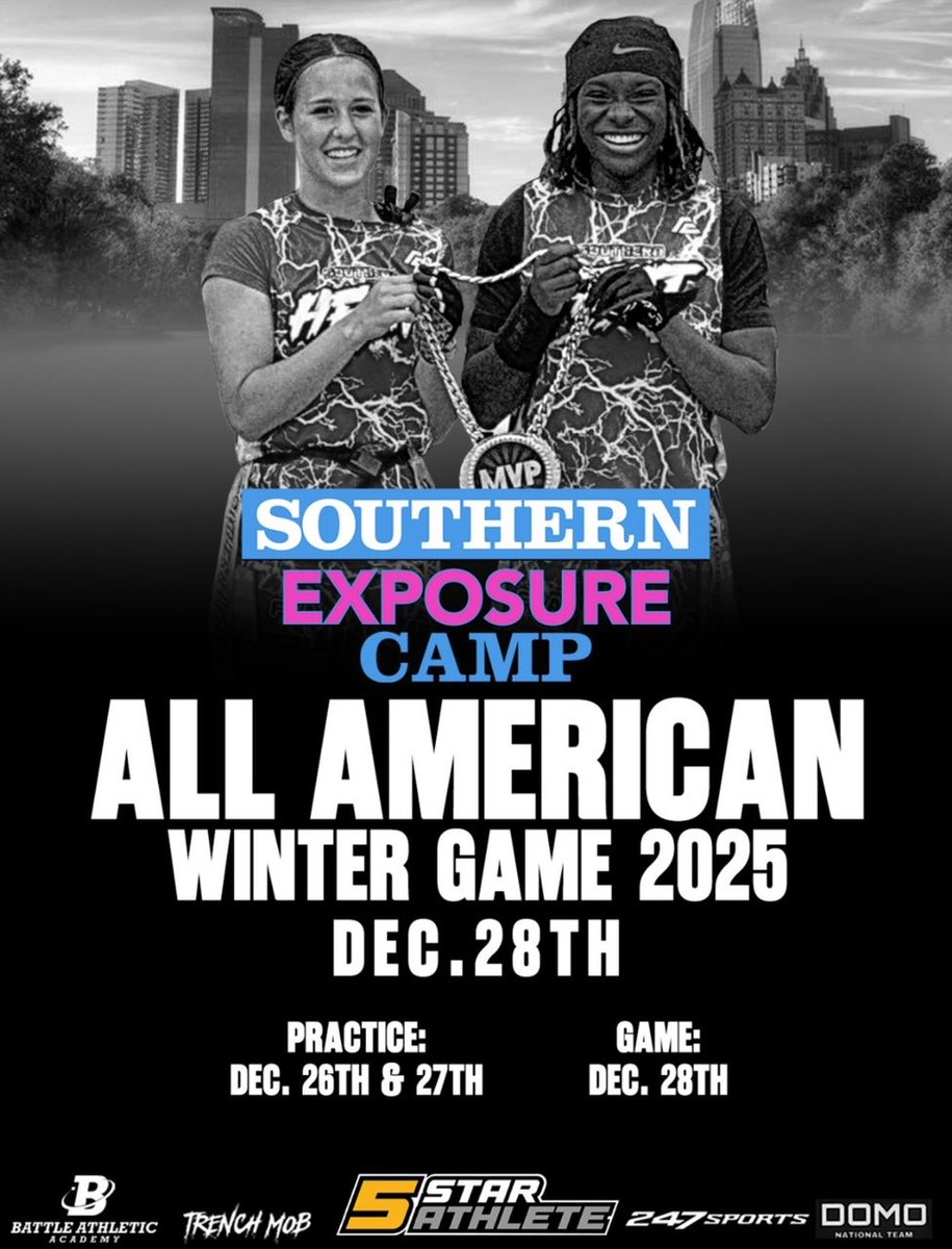 Southern Exposure All American Girls Flag Football tweet media