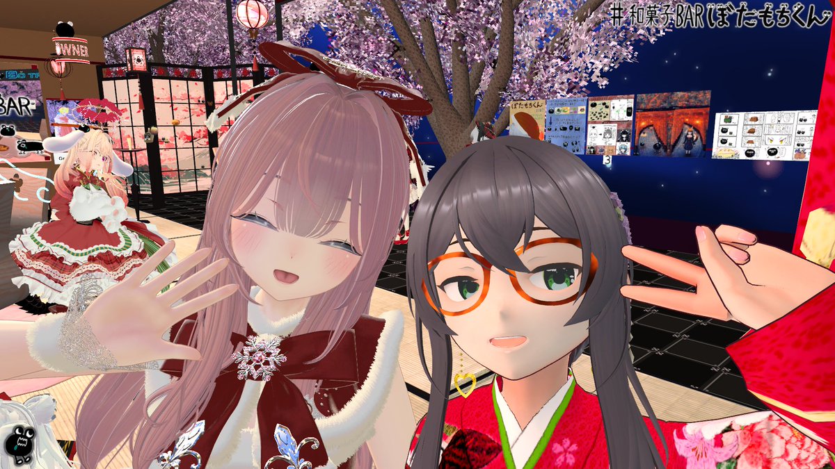 和菓子BAR_ぼたもちくん行ってきましたよ。 ちゃんみきさん、るのさん