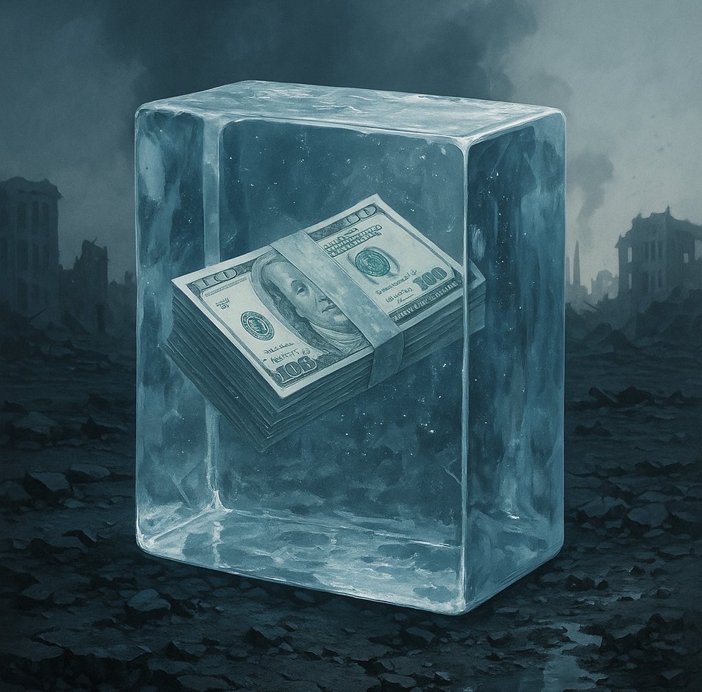 Wenn Geld mehr wert ist als Menschenleben: Der absurde Aufschrei über Vermögen, das ohnehin weiter blockiert bleibt

Es gibt in dieser Welt kaum eine Debatte, die so systematisch verzerrt geführt wird wie die über das Völkerrecht.

Man kann einen Angriffskrieg beginnen, zwei