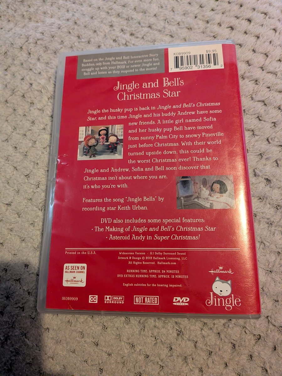 Films watched this year: 370 #yearofmovies #dvd #dvdcollection #tvandfilmadventcalendar #day13 #jingleandbellschristmasstar #thomasstroppel #juliereiter #ryanbley #amishalabh #chaddarrow #hallmark #christmas #animation #drama #chelwhite