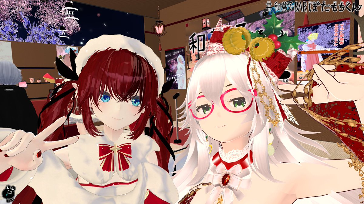 櫻ぼたもち 和菓子BAR_ぼたもちくん行ってきましたよ。 ちゃんみきさん、るのさん