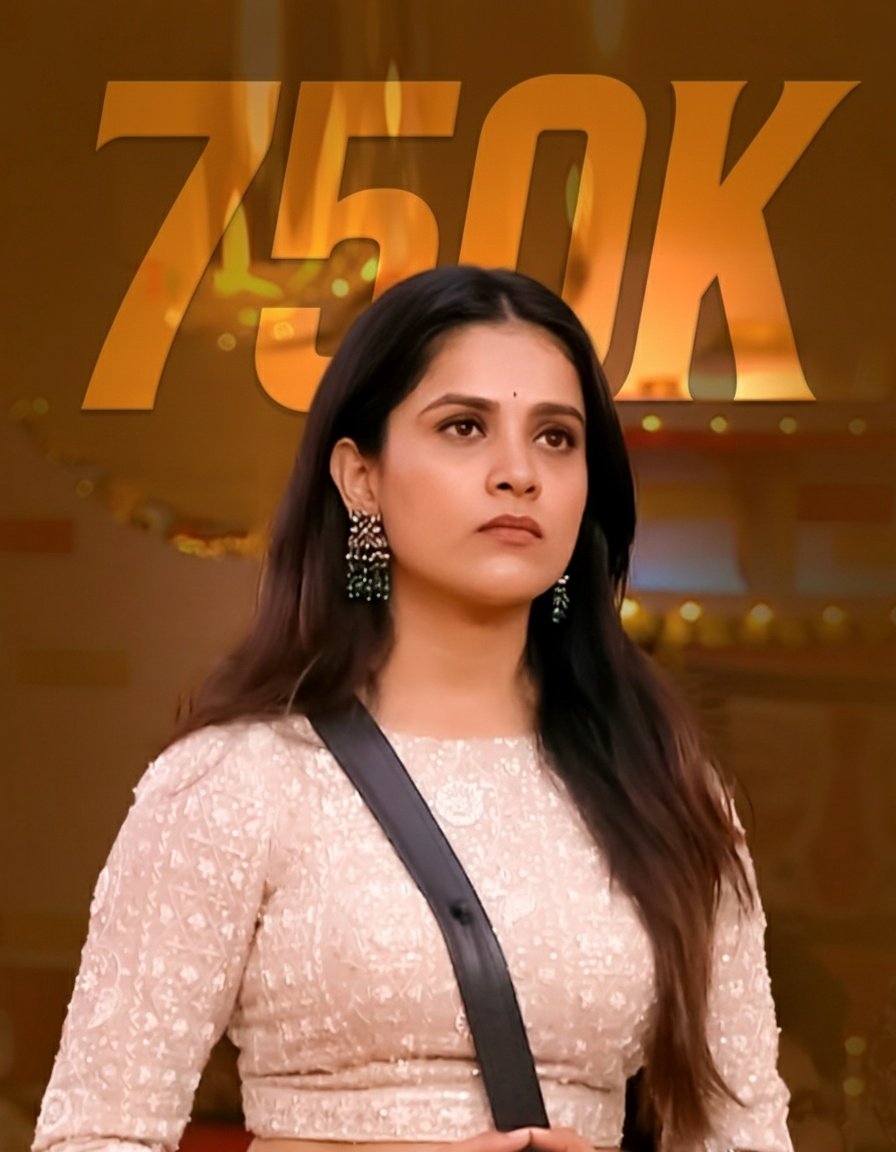 ThanujaTrends's tweet photo. Massive? Nah. 750K is pure madness. Thanuja owns the timeline. 🔥🌋⚡

       THANUJA FOR CROWN https://t.co/cFykFIjqMo
