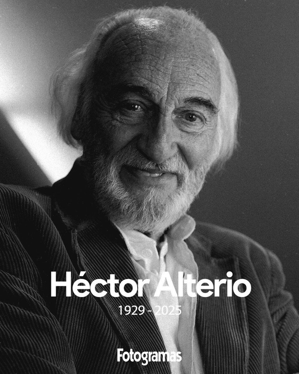 Muere a los 96 años Héctor Alterio, actor argentino con más de cien películas a sus espaldas como las inolvidables 'El hijo de la novia', 'La historia oficial', 'El detective y la muerte', 'Cría cuervos', 'Pascual Duarte', 'Plata quemada' o 'Noviembre'. Figura fundamental en el