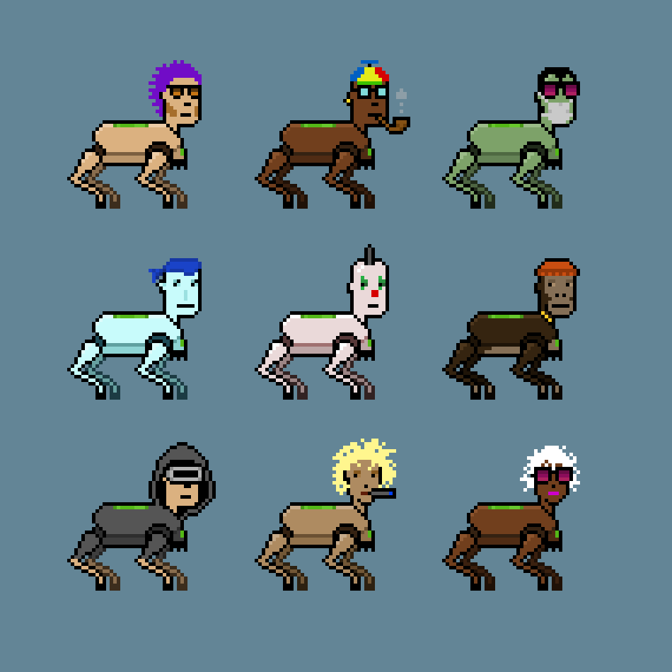 0xSweep's tweet photo. This is the next generation of CryptoPunks 😂 https://t.co/V1VGxk8CGs