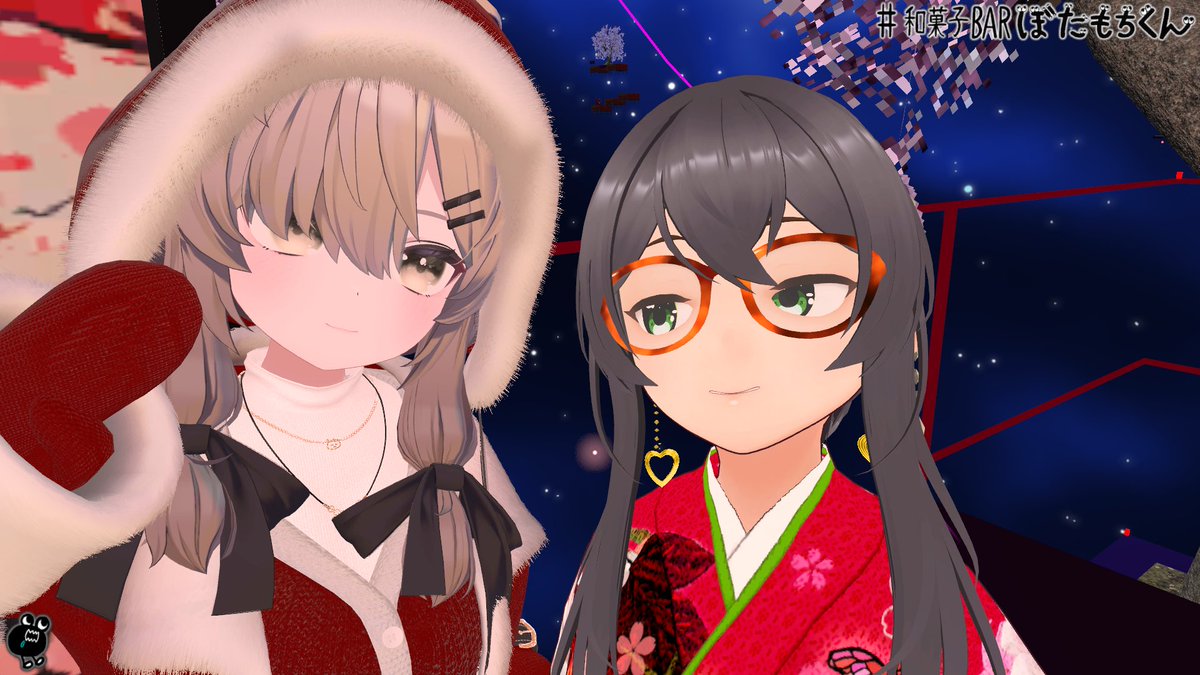 櫻ぼたもち 和菓子BAR_ぼたもちくん行ってきましたよ。 ちゃんみきさん、るのさん