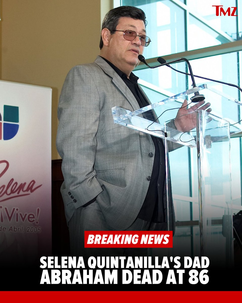 Abraham Isaac Quintanilla Jr., the father of music icon Selena, has died at 86 💔🙏