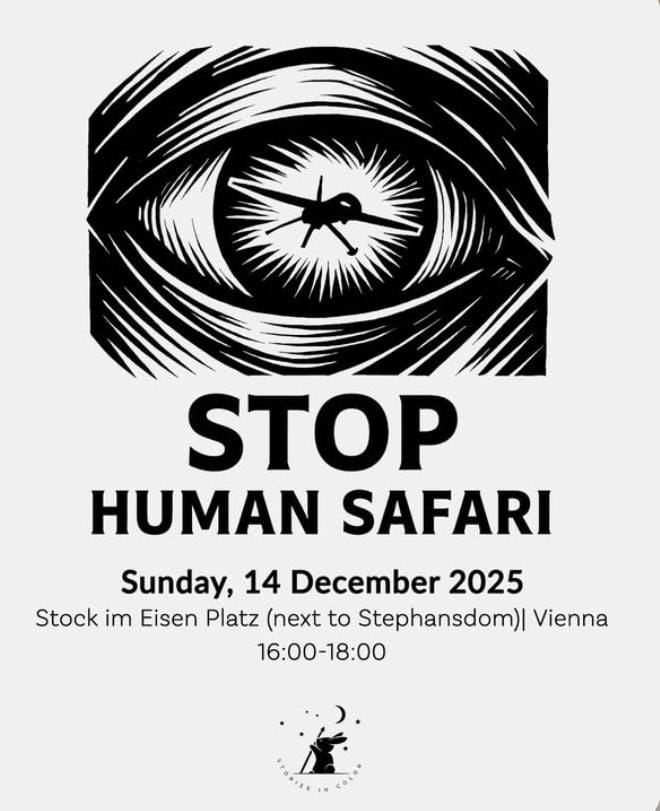 Human-Safari in Kherson: Awareness Aktion - Reminder: Morgen Stock im Eisen Platz (beim Stephansdom) Wien organisiert von Olha Yakymakha Daranyi und dem Team von <a href="/Stories_Color/">Stories In Color 🇺🇦🧸</a> - Mehr zu dem Phänomen Human Safari bei <a href="/ZarinaZabrisky/">Zarina Zabrisky 🇺🇸🇺🇦</a>