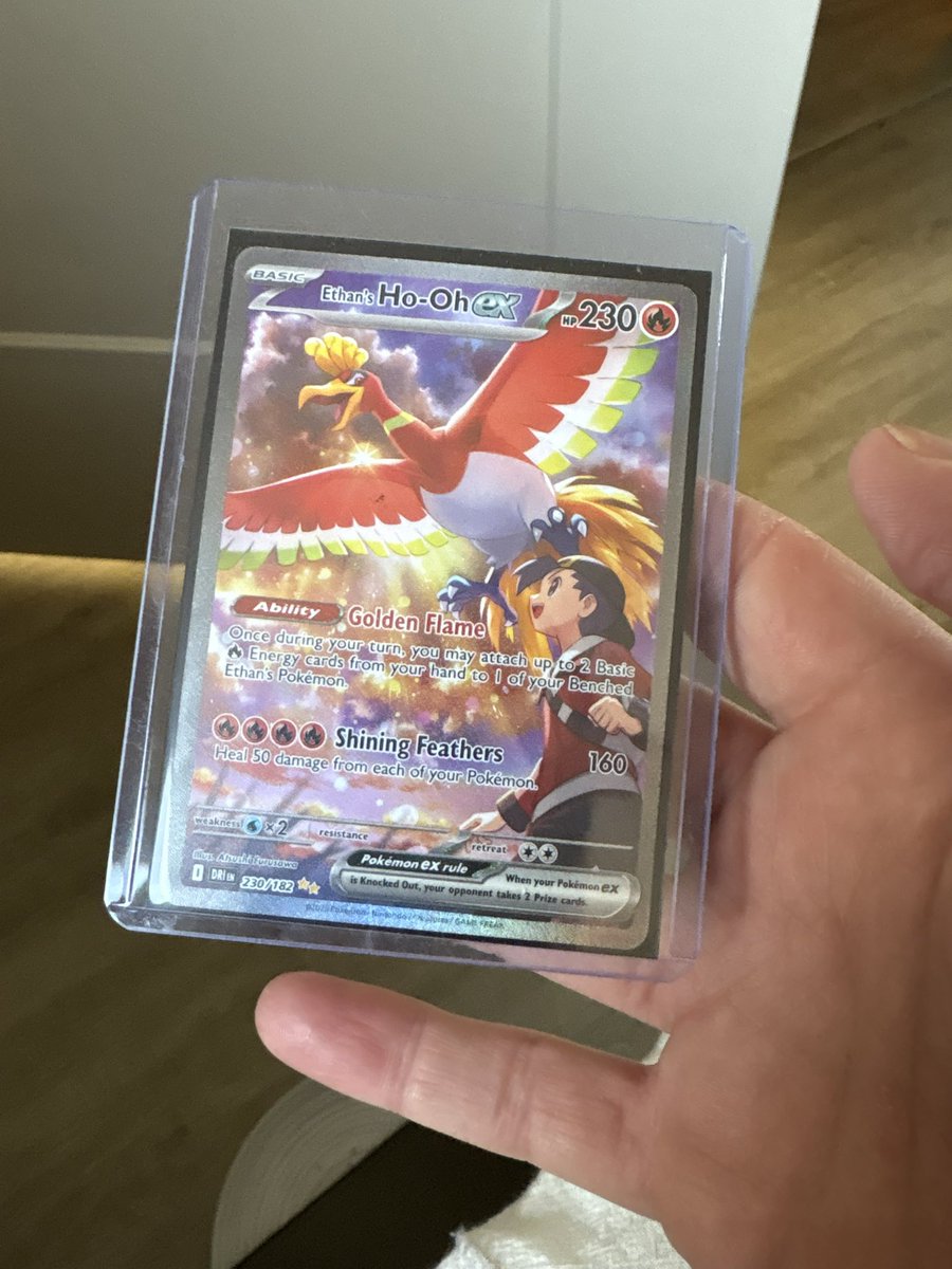 kantocollects's tweet photo. FT: Ethan’s Ho-Oh along with some other stuff. Lots of 🔥 available for trade
ISO: Cynthia’s Garchomp, Mega Lucario, Mega Gardevoir and some others
Feel free to PM, thanks! 🙏 #fortrade #ISO RTs appreciated ❤️ #pokemon #PokemonTCG https://t.co/x3KR84OEpu