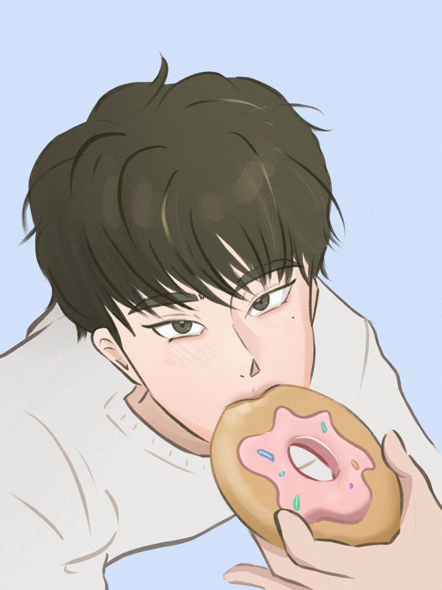 ttteiii's tweet photo. 도넛 좋아하는 🍩
가볍게 시작한 낙서였는데 생각보다 오래 붙잡고 있었네
사진 레퍼런스 도움 많이 받았어요 (´꒳`)

#캐릭터디자인 #캐릭터일러스트 #characterillustration #characterdesign
#그림러 https://t.co/49qwgKhMBa