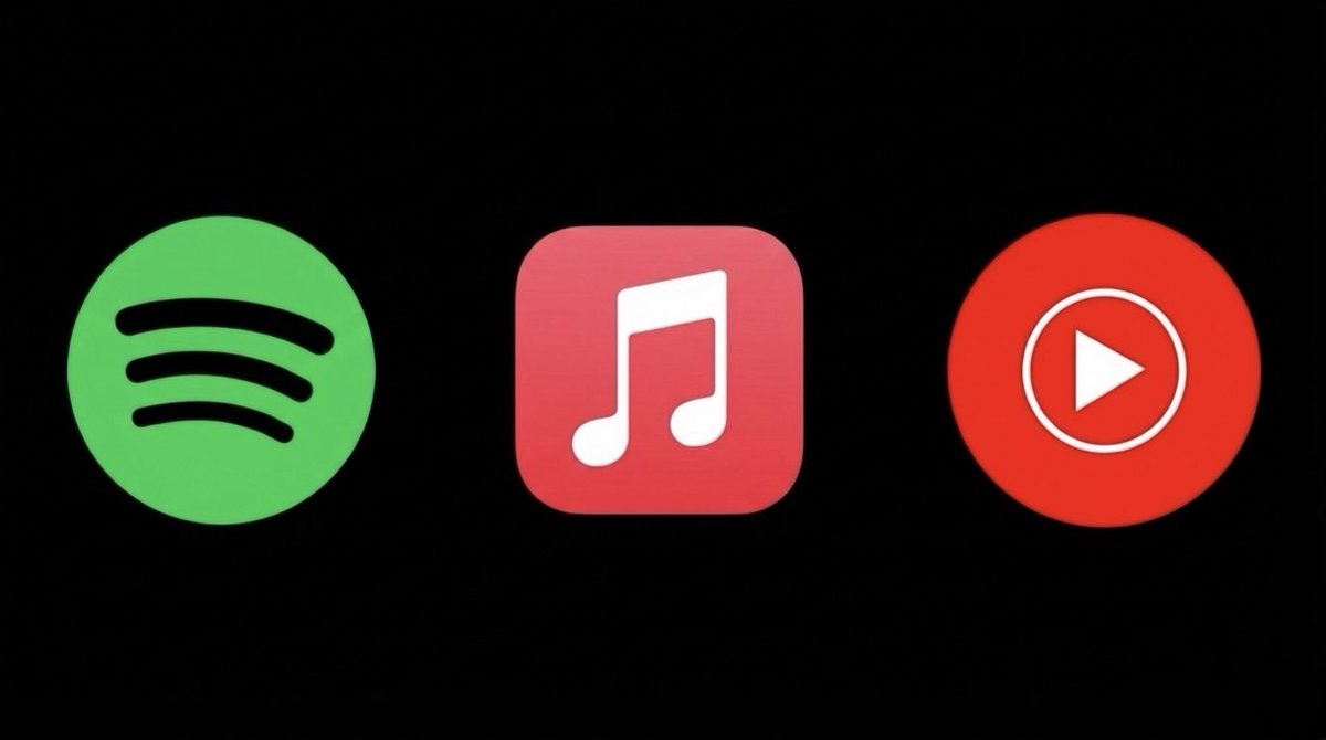deeplyrics100's tweet photo. Which Music app is the best
#MusicTwitter #NowPlaying #MusicApps
#Spotify #AppleMusic #YouTubeMusic https://t.co/l6bd6m8vTZ