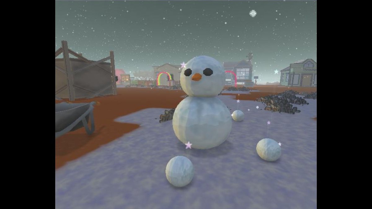 ディンカム】雪だるまとペンギンの季節。アバターも心なしか楽しそう