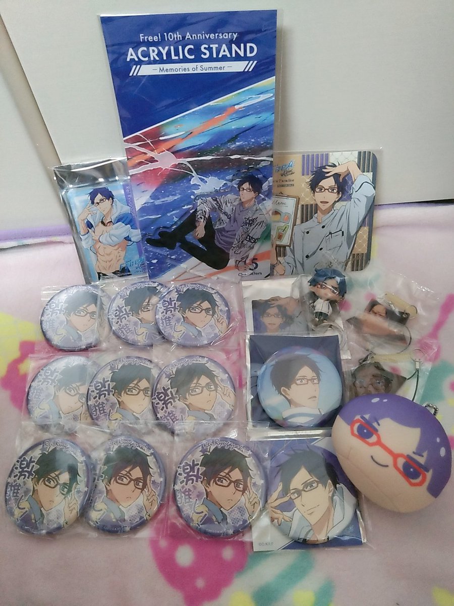 竜ヶ崎怜 缶バッジ バーイベ 240個セット 竜ヶ崎怜 缶バッジ バーイベ 240個セット Free! 竜ヶ崎怜 Birthday 缶