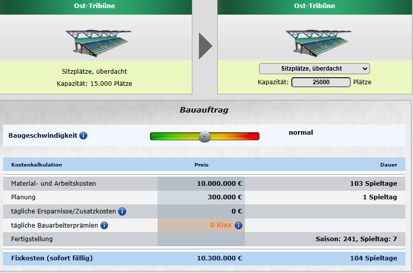 IporaPitts's tweet image. Eine Überlegung steht bei  @IporaPitts an, erst die 
Ost auf 25.000 Zuschauer zu erhöhen , danach die West . 

Die Kosten wären zusammen bei 20,6 Mio. - Vereinskasse Stand 13.12.2025 64.504.614 € #ofm