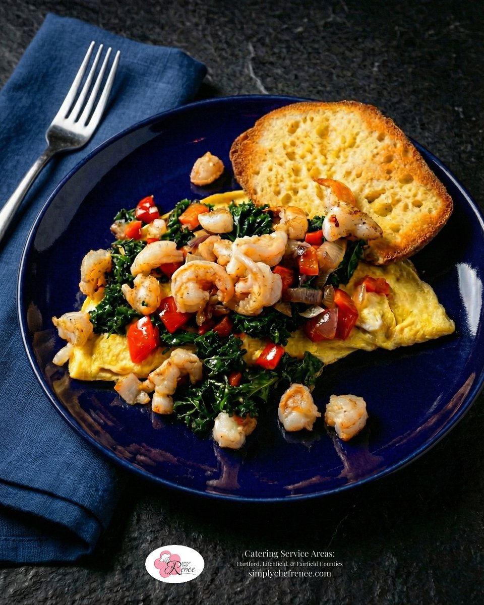 SimplyChefRenee's tweet image. 🍤🥚 Shrimp omelette = breakfast, upgraded.
Fresh. Flavorful. Protein-packed.
Your mornings just found their new favorite.
📍Serving Hartford, Fairfield &amp;amp; Litchfield Counties
#SimplyChefRenee #CTEats #BreakfastUpgrade #BrunchTime #ChefMade #EatLocal
