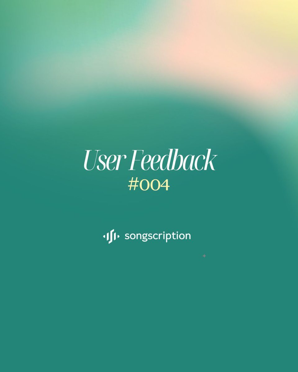 Songscription Inc tweet media