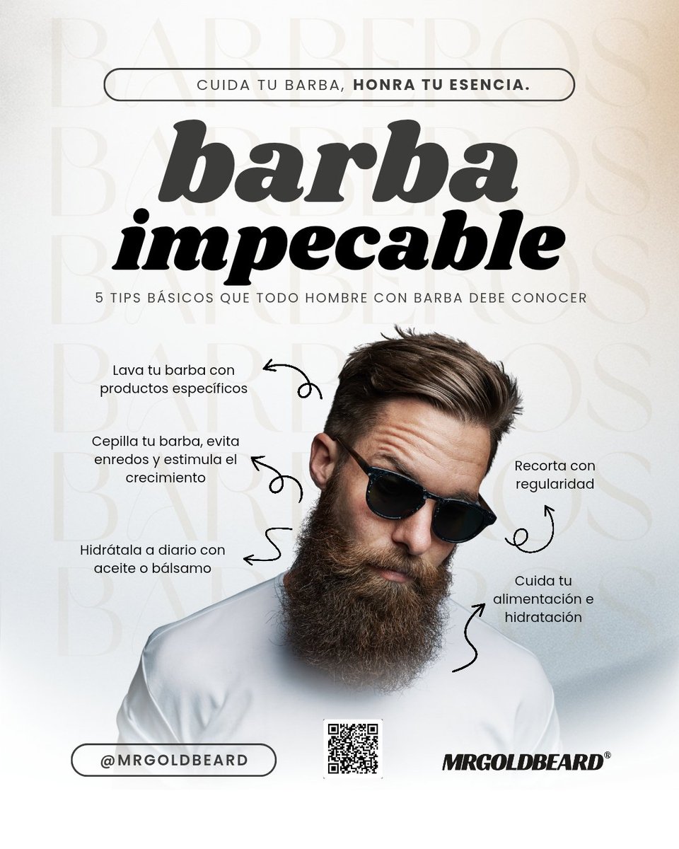 Cuida tu barba. Honra tu esencia.
𝙢𝙧𝙜𝙤𝙡𝙙𝙗𝙚𝙖𝙧𝙙 es el primer paso. 
Para más información visita nuestro link 🔗 ⬇️
linktr.ee/mrgoldbeard

#maracay #caracas #nobel #Aragua #corina 
5207418