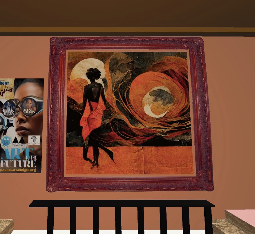 Checkout 'Life Between Worlds' by <a href="/ayeshachasm/">ＡＹＥＳＨＡ</a> in the, “Down To Earth” collection at our <a href="/cryptovoxels/">Cryptovoxels</a> location using the link below!

voxels.com/play?coords=E@…
💥no login required!
💥access with a phone, computer, or VR headset!

#African #metaverse #NFT #afrocentric #crypto