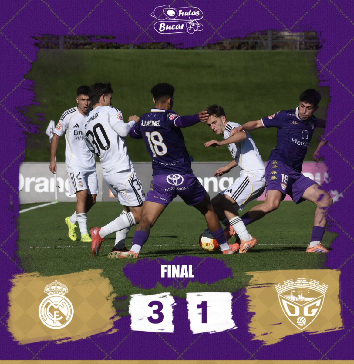 Derrota del <a href="/deporguada/">C.D. Guadalajara 🟣⚪️</a> en Valdebebas ante el Castilla

Empezaron adelantándose los alcarreños