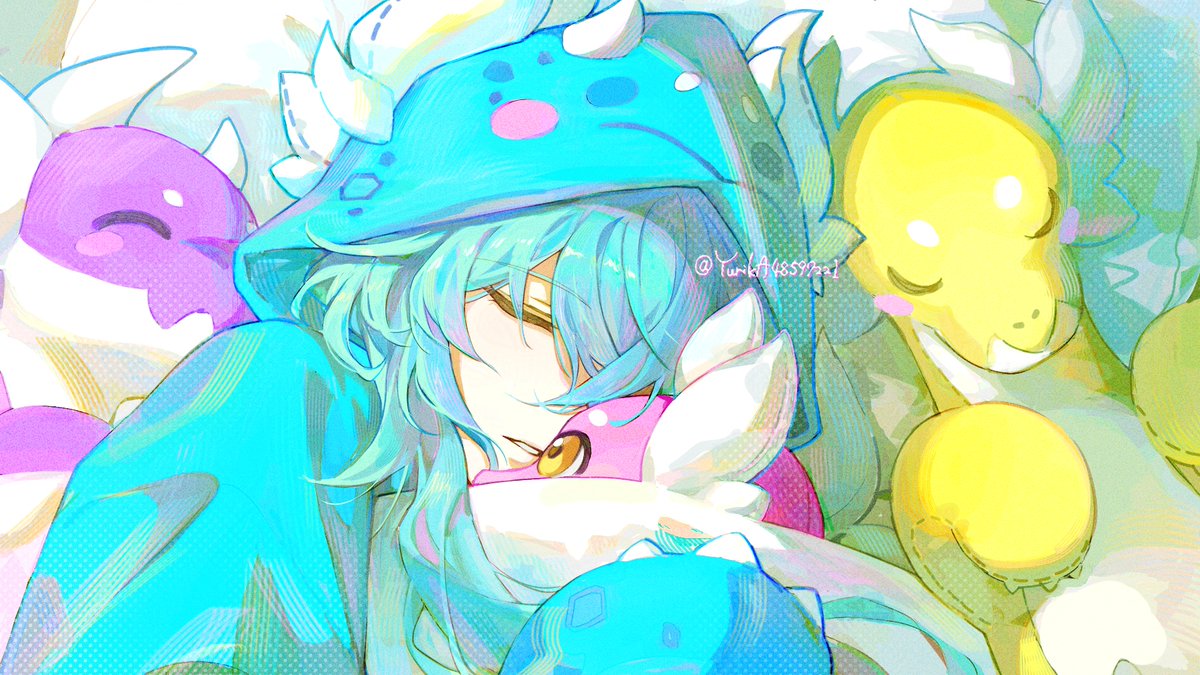 YurikA48597221's tweet photo. アナイクスと大地獣💤 https://t.co/Xis9YmmmNm