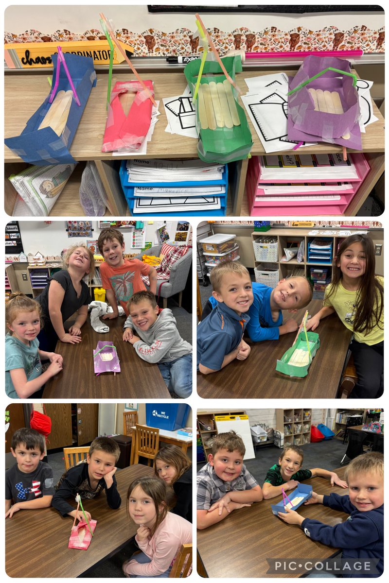 melissagoad3107's tweet photo. Team Goad has been talking about force and motion this month. The kids were challenged to build a sleigh with specific materials so the Grinch could return the presents (8 math blocks) he took from Whoville. 
@MatthewMillerpe https://t.co/o2o2ExUSnE