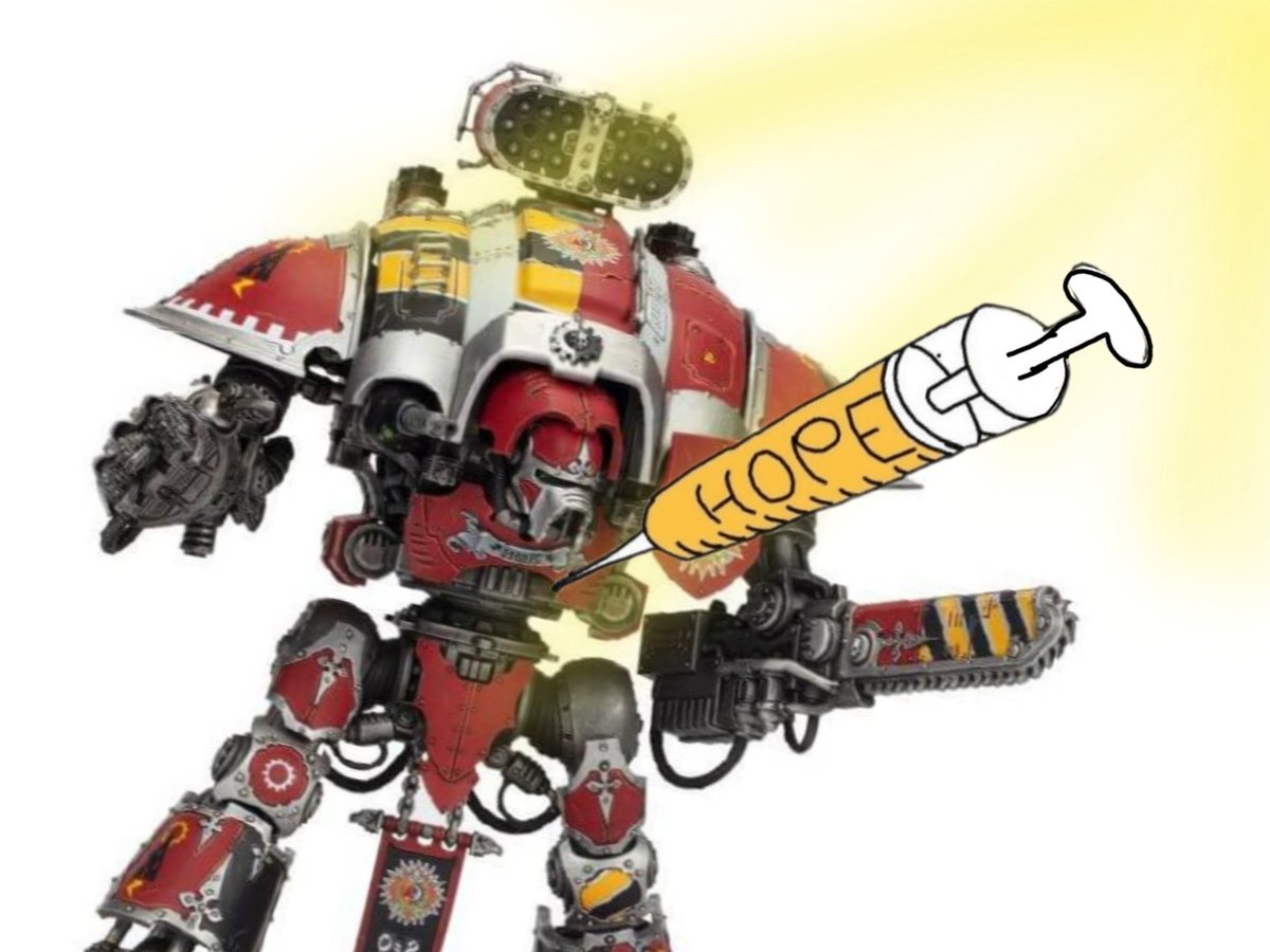 vapertvaping's tweet image. WE'LL BE ADDED TO TOTAL WAR 40K TRUST