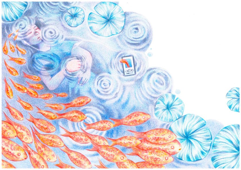 Falling asleep 🐟
#illustration