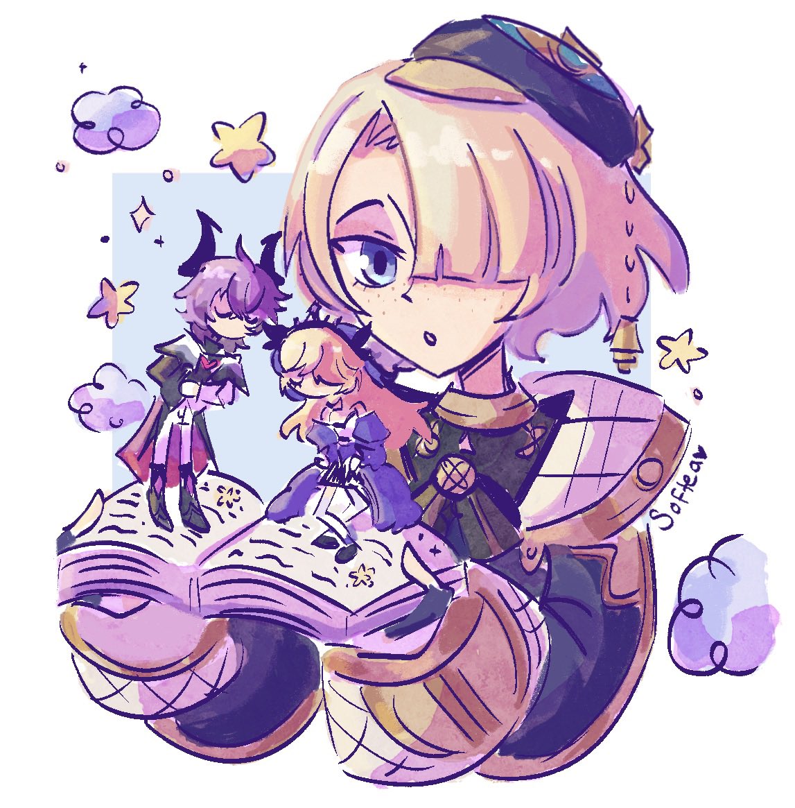 Fairytales !! #Durin #Fischl #GenshinImpact