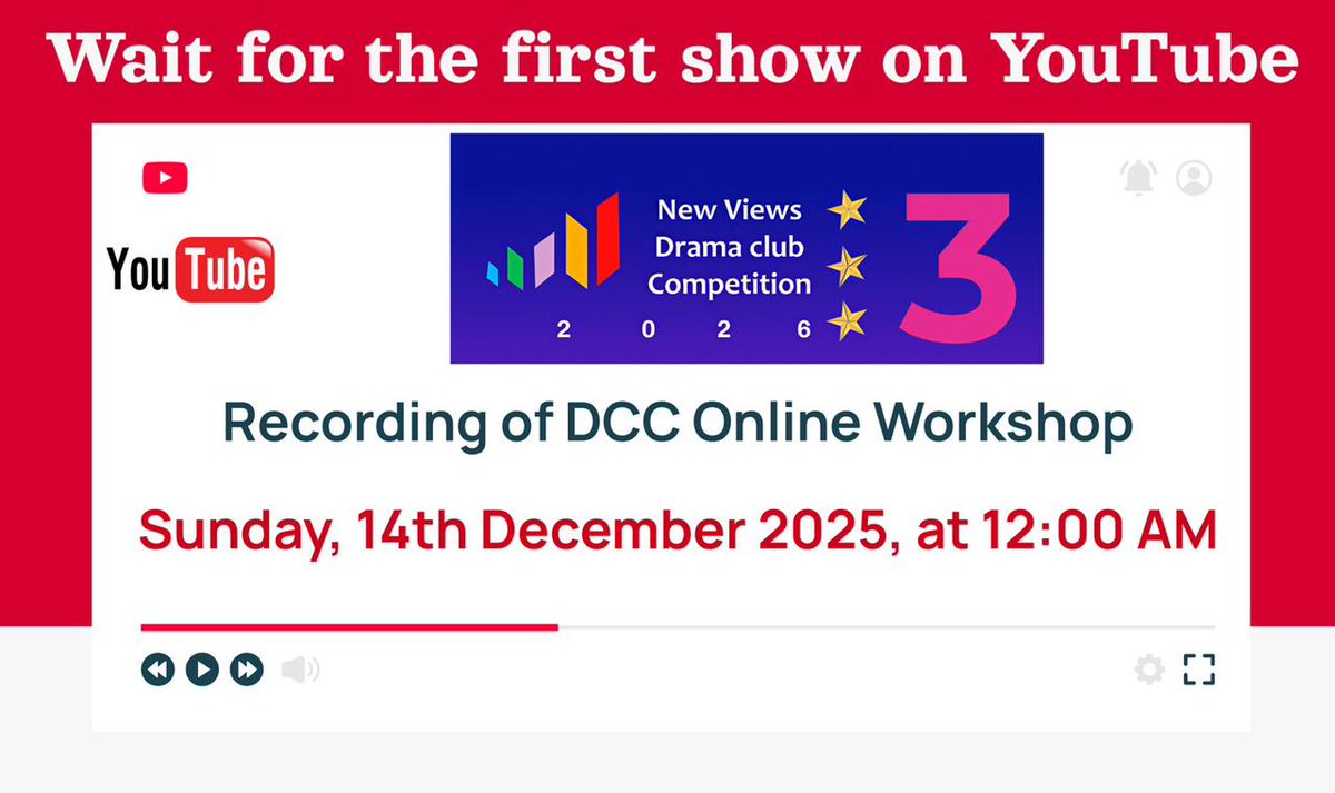 Drama Club Competition tweet media