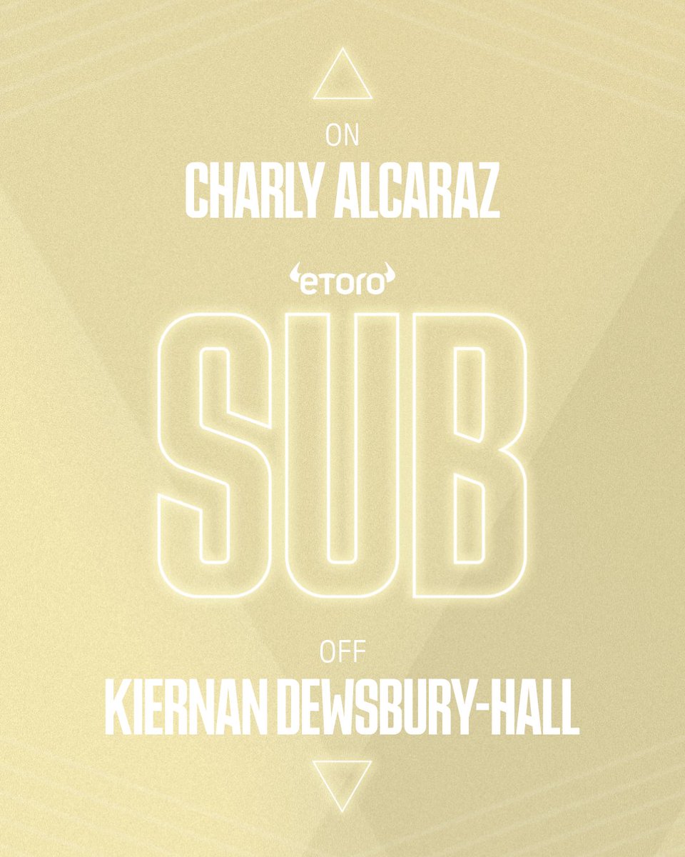 Everton's tweet image. 15' An enforced early change for the Toffees. Kiernan Dewsbury-Hall is forced off and Charly is on to replace him. Speedy recovery, KDH. 💙

#CHEEVE [0-0] @eToro