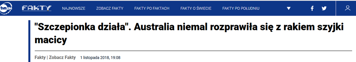 PiotrWitczak_'s tweet photo. Dlaczego nie obalił Pan tych mitów? Zwłaszcza, że padły z ust lekarzy, Minister Zdrowia i profesorów lub w mediach głównego nurtu?

Mit 1: 
Pani Minister @Leszczyna na @Campus_Polska: "nigdzie nie ma już raka szyjki macicy, jest tylko w Polsce, bo nie szczepiliśmy się przeciwko HPV"

Fakty: tego nawet nie trzeba komentować, ale trochę statystyk znajdziecie tutaj:
https://t.co/wim0F3WU5I

Mit 2: 
@tvn24 : Australia niemal rozprawiła się z rakiem szyjki macicy

Fakty: od początku rozpoczęcia programów szczepień do dziś ogólna zapadalność na RSM w Australii jest na podobnym poziomie (proszę sprawdzić oficjalne statystyki)

Mit 3:
@anjarubikblog: "Jeśli wszyscy przyjmiemy preparat, to jest szansa, że do 2050 roku na świecie w ogóle nie będzie wirusa HPV"

Fakty: zaobserwowano trend zwiększonej zapadalności na raka szyjki macicy w Szwecji, Norwegii i Finlandii w okresie po szczepieniach. Wzrost zaobserwowano również w Wielkiej Brytanii u starszych kobiet w wieku 25–40 lat
https://t.co/ivOqmBXRje

Mit 4: szczepionki przeciw HPV są bezpieczne

Fakty: "pogląd, że szczepionki przeciwko HPV mają imponujący profil bezpieczeństwa, jest poparty jedynie wysoce wadliwym projektem badań bezpieczeństwa i jest sprzeczny z gromadzonymi dowodami"  
https://t.co/GthCDflavG

Mit 5
Prof @AgnieszkaSzust3: „po 10 latach, w krajach prowadzących szczepienia ilość raków szyjki macicy zmalała o 85%”

Fakty: Nie ma takiego kraju prowadzącego szczepienia przeciw HPV, w którym po 10 latach ilość raków szyjki macicy zmalała o 85%
https://t.co/cfjeF4NaZn
https://t.co/LkMZHfkTbJ