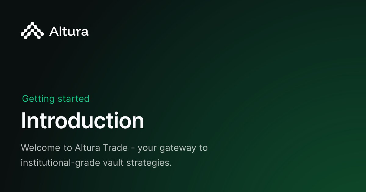 SizeCad's tweet photo. most yield products lead with strategy.
dashboards everywhere, mechanics pushed upfront

but strategy isn't what users actually touch.
it’s just what runs in the background

with @alturax, the surface feels calm on purpose
arbitrage, funding, hedging doing the work underneath

you don't manage the system,
you just get the exposure.

that separation matters more than it sounds.