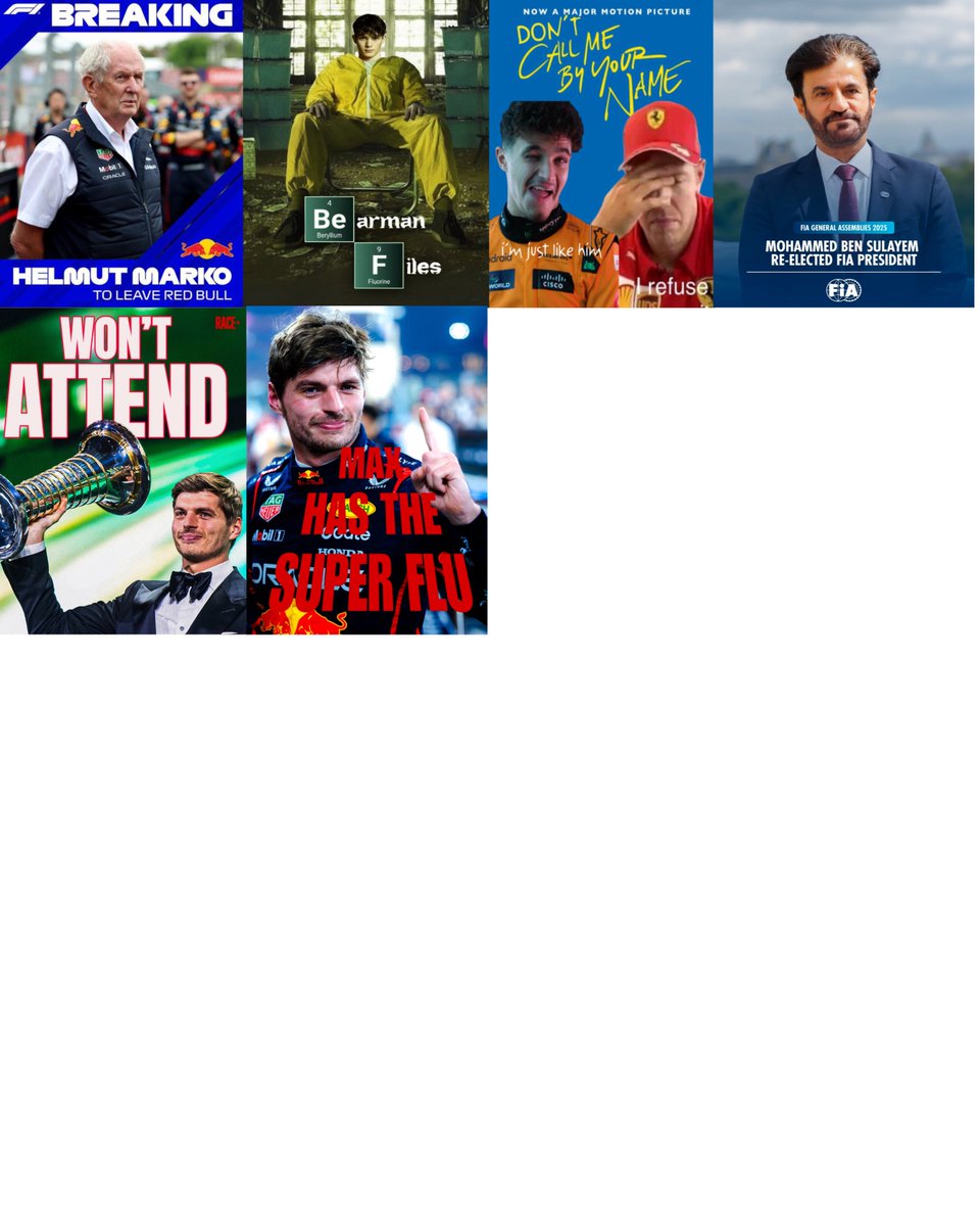 ..latest in the series of unfortunate events #f1twt #winterbreak