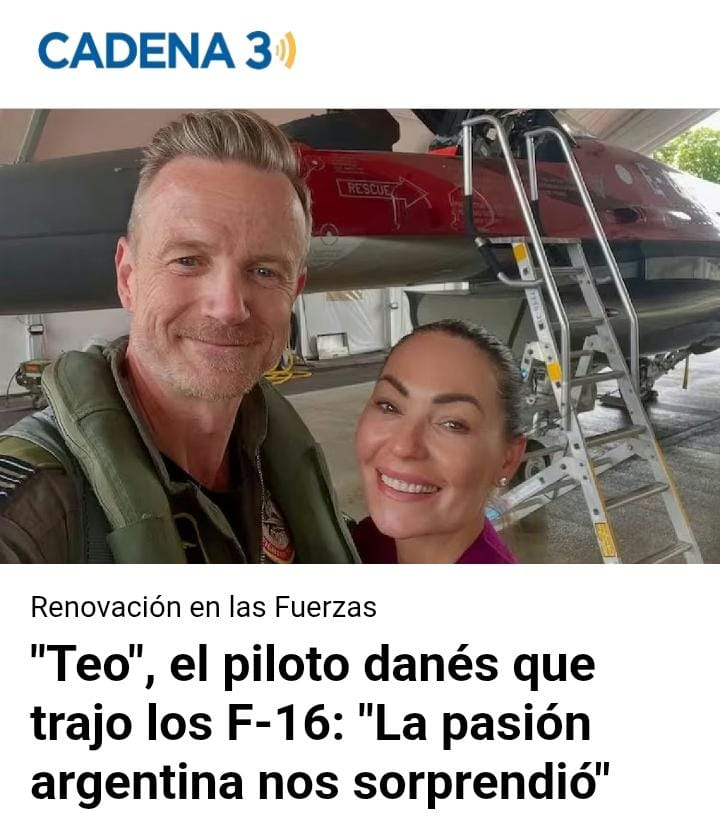 Que emocionante nota de <a href="/Cadena3Com/">Cadena 3 Argentina</a> . Antes de ayer fue el cumpleaños de Pablo Carballo, el piloto Argentino que hundió al HMS Coventry, con un avion de 20 años de antiguedad y volando rasante, m,ientras los ingleses le tiraban de todo, pero de eso no hablan
