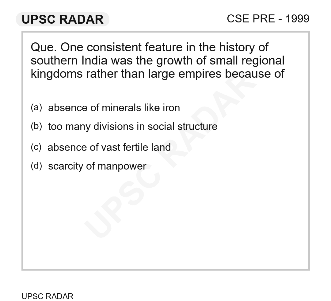 UpscRadar's tweet photo. Answer in 5 seconds — UPSC speed practice 
#SpeedPractice #FastThinking #UPSCQuickTest https://t.co/mEeuRg4PHC